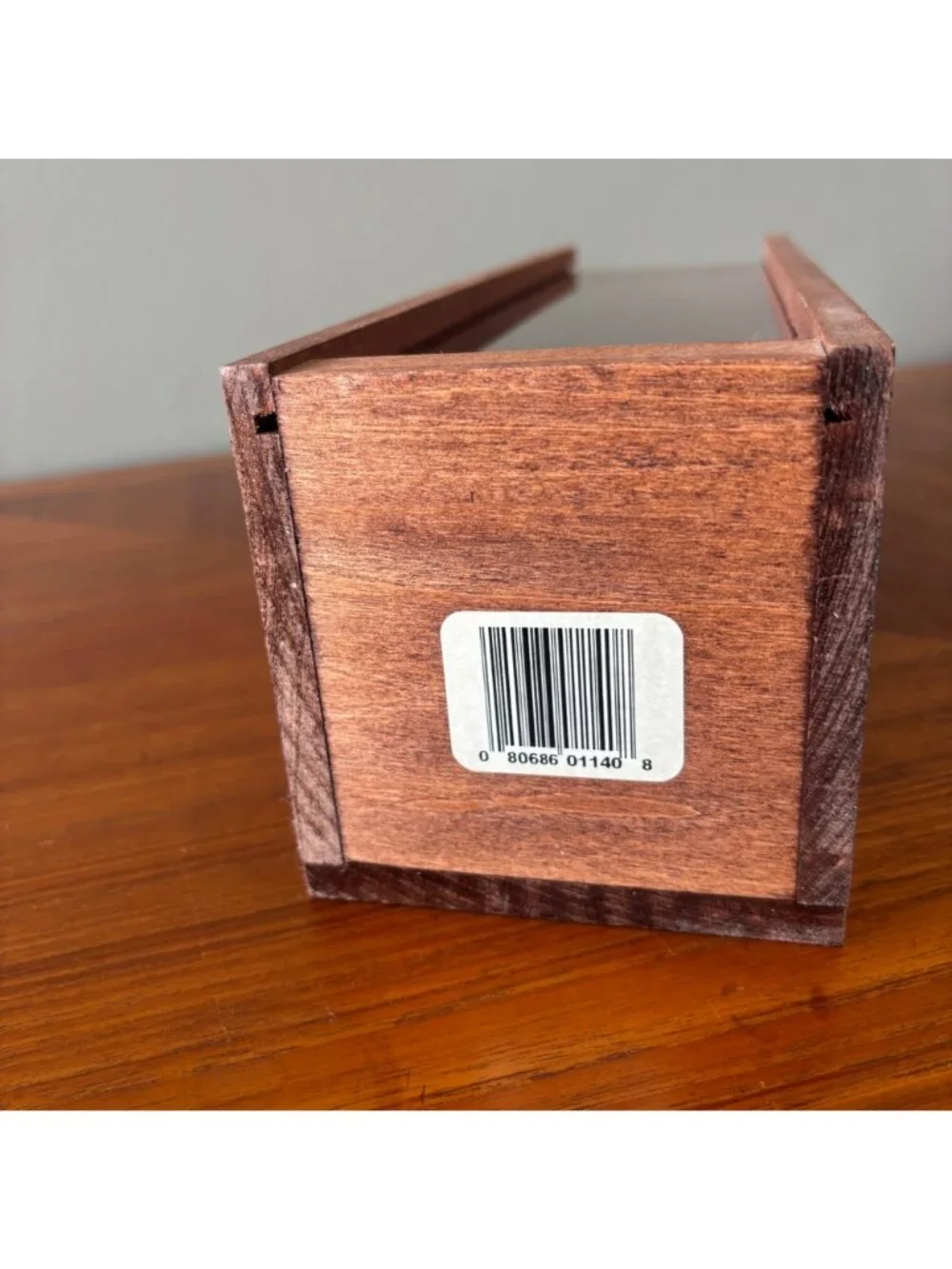 Bookers Bourbon Wooden Box Empty Plexiglass Lid 14x4 Craft Wine Whiskey Case